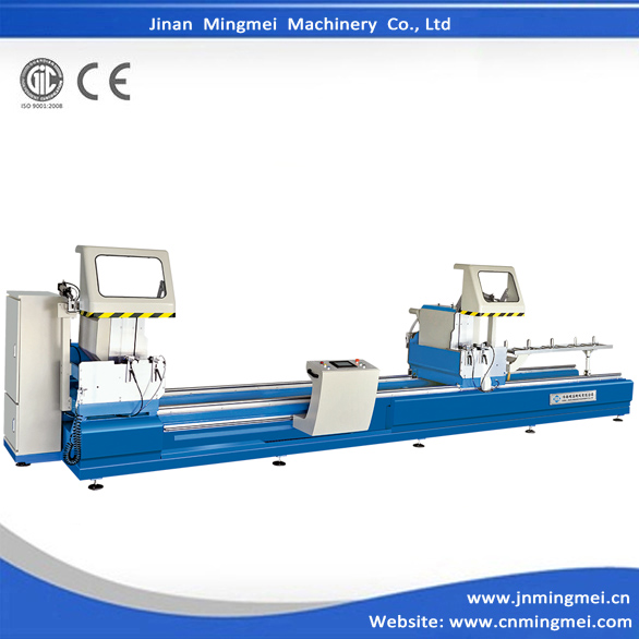 Digital arbitrary-corner double-head cutting saw